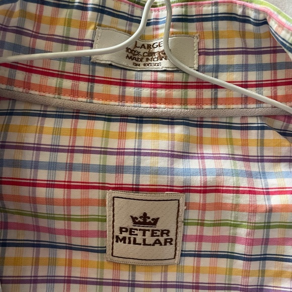 Men’s Peter Millar LS button up - Picture 2 of 3